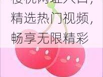 樱桃网址入口，精选热门视频，畅享无限精彩