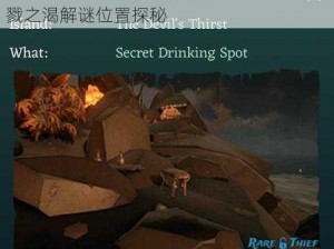 盗贼之海：东北岩层秘密饮酒点及恶魔杀戮之渴解谜位置探秘