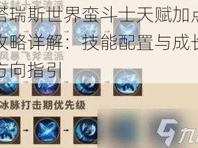 塔瑞斯世界蛮斗士天赋加点攻略详解：技能配置与成长方向指引