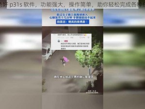 成色好 p31s 软件，功能强大，操作简单，助你轻松完成各种任务