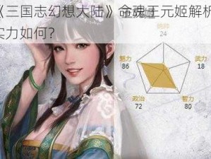 《三国志幻想大陆》命魂王元姬解析：实力如何？