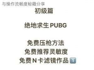 手机绝地求生压枪设置优化指南：提升射击精度与操作流畅度秘籍分享