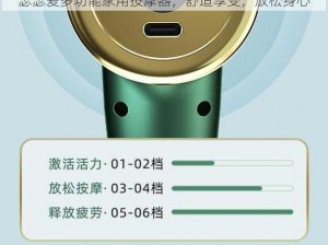 瑟瑟爱多功能家用按摩器，舒适享受，放松身心