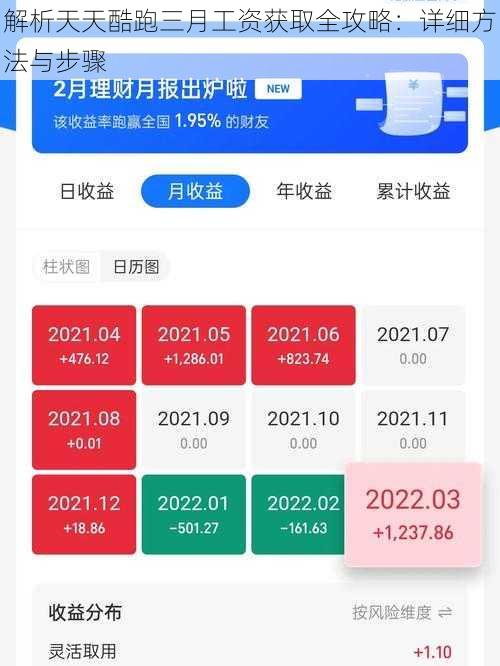 解析天天酷跑三月工资获取全攻略：详细方法与步骤