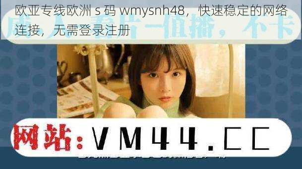 欧亚专线欧洲 s 码 wmysnh48，快速稳定的网络连接，无需登录注册