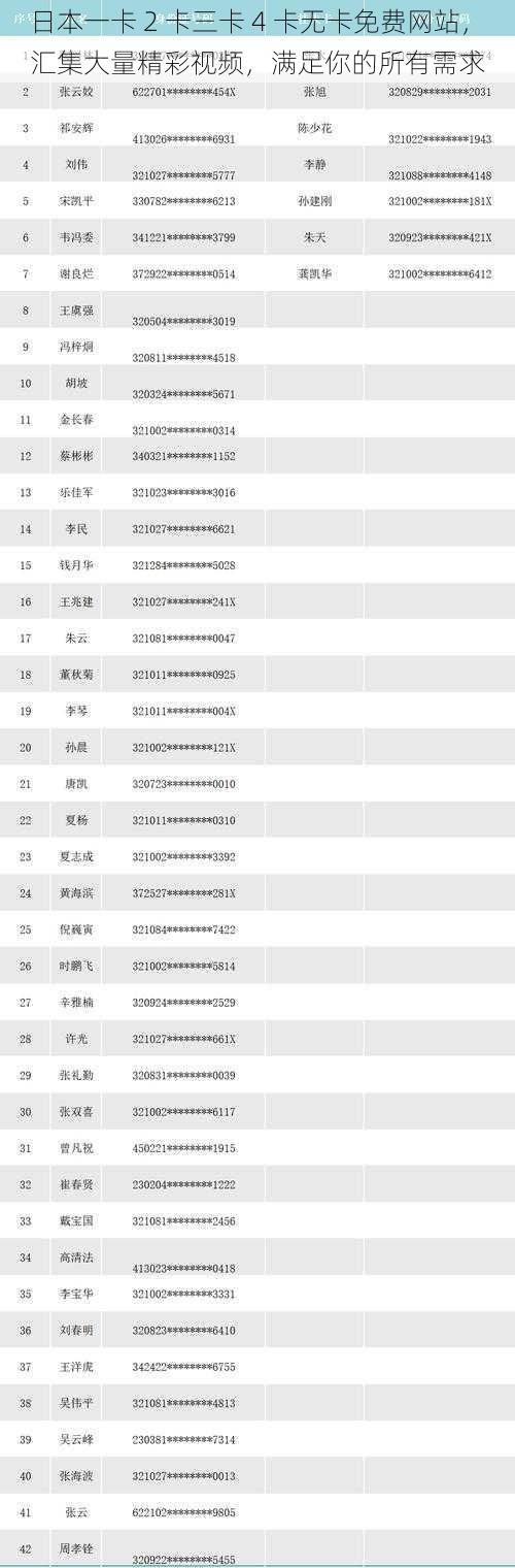 日本一卡 2 卡三卡 4 卡无卡免费网站，汇集大量精彩视频，满足你的所有需求