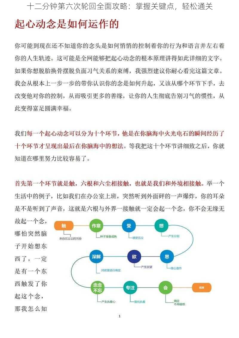 十二分钟第六次轮回全面攻略：掌握关键点，轻松通关