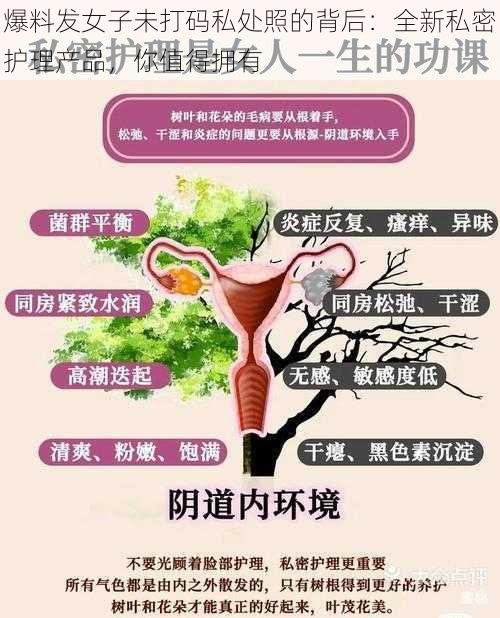 爆料发女子未打码私处照的背后：全新私密护理产品，你值得拥有