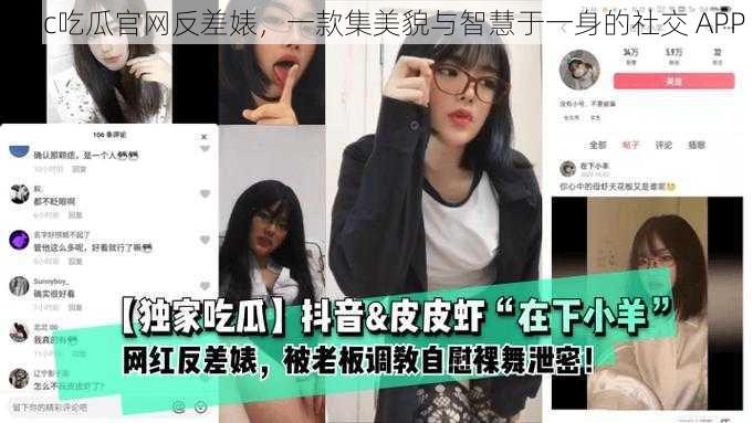 17c吃瓜官网反差婊，一款集美貌与智慧于一身的社交 APP