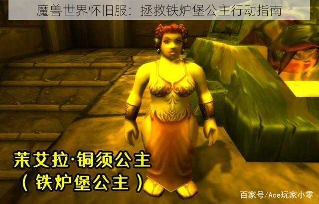 魔兽世界怀旧服：拯救铁炉堡公主行动指南