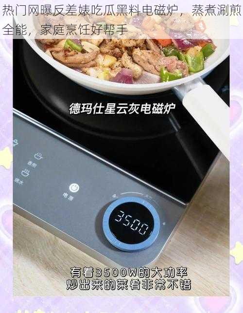 热门网曝反差婊吃瓜黑料电磁炉，蒸煮涮煎全能，家庭烹饪好帮手