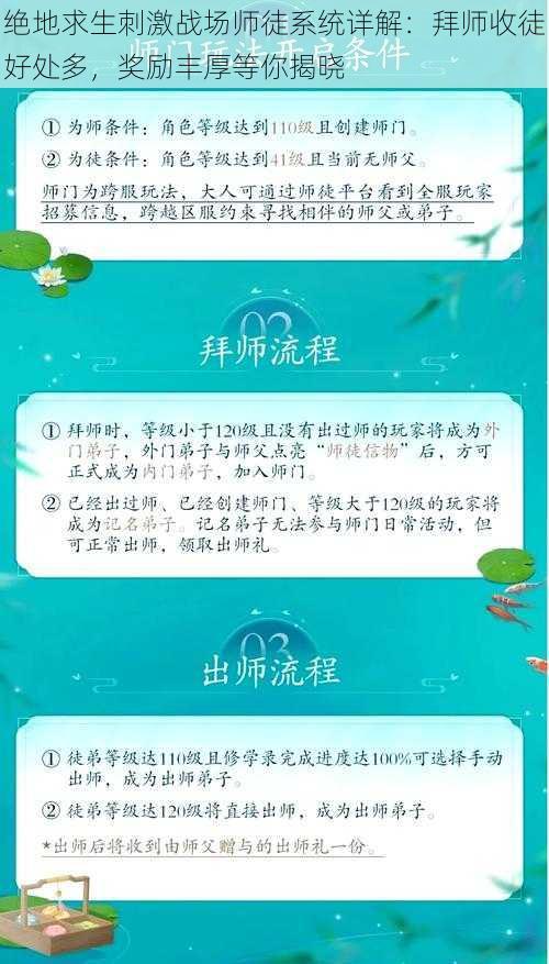 绝地求生刺激战场师徒系统详解：拜师收徒好处多，奖励丰厚等你揭晓