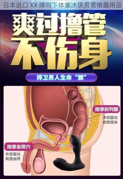 日本进口 XX 牌向下体塞冰块男男情趣用品