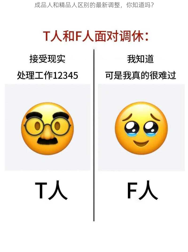 成品人和精品人区别的最新调整，你知道吗？