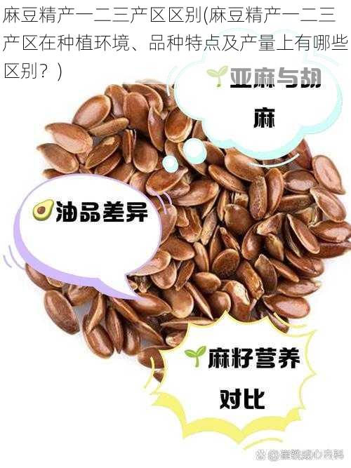 麻豆精产一二三产区区别(麻豆精产一二三产区在种植环境、品种特点及产量上有哪些区别？)