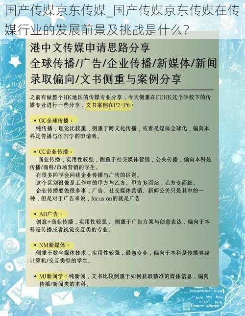 国产传媒京东传媒_国产传媒京东传媒在传媒行业的发展前景及挑战是什么？