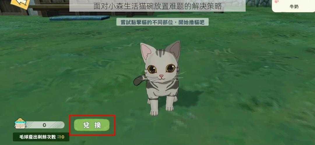 面对小森生活猫碗放置难题的解决策略