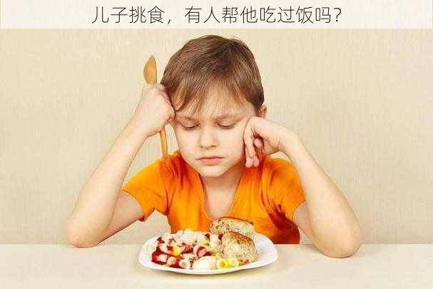 儿子挑食，有人帮他吃过饭吗？