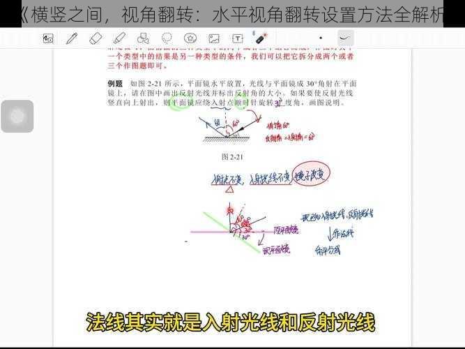 《横竖之间，视角翻转：水平视角翻转设置方法全解析》