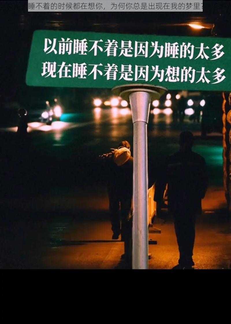 睡不着的时候都在想你，为何你总是出现在我的梦里？