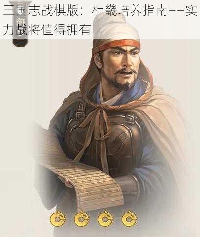 三国志战棋版：杜畿培养指南——实力战将值得拥有