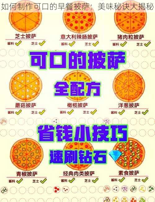 如何制作可口的早餐披萨：美味秘诀大揭秘